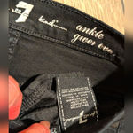 7 For All Mankind Jeans Black Ankle Gwenivere Denim Skinny Leg Pants Stretchy Photo 2