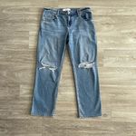 Hollister low-rise relaxed straight denim ripped jeans - 14 long Photo 1