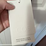 COS NWT  Wool Blend Ribbed Bralette Women's  Medium Charcoal Photo 5