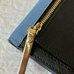 Kate Spade : Blue & Black Wallet - 10 card slots- coin area- Gold tone Photo 14