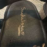 Aetrex  Lori Cork Wedge Comfort
Sandals Black Leather US 9 Photo 3