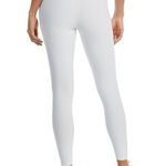 AQUA Athletic Yoga Gym Leggings Activewear in Mist Very Light Grayish-Blue S NWT Photo 1