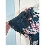 City Chic Dress Size 20 Floral Front Zip Tie Belt Cottage Fairycore Prairie Boho Photo 2