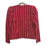 IRO Red, White & Black Inland Tweed Striped Jacket Photo 1