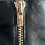 DKNY Womens Crosbi Leather Block Heel Zipper Ankle Boots Photo 2