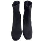 MIA ‎ Stretch Boots Size 7.5 Black Block Heel Ankle Booties Pull On Style NEW Photo 3