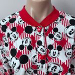 Disney Mickey & Co  Pajama Sleep Shirt Top XL Cotton Red White Black Vintage Photo 1
