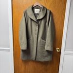 Wilfred Aritzia The Cocoon Coat Wool Blend Long Sleeves Olive Green XL Photo 12