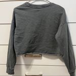 Garage  Grey Angel Cropped Crewneck Photo 2