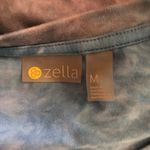 Zella Tie Dye T-Shirt Round Neck Short Sleeve Pink Blue Women's Size Medium Photo 6