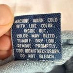 Allsport Denim Jean Shirt Size Large Longsleeve Women Snowman Applique Granny Blue Photo 5