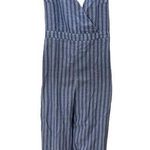 Aura Lightweight Striped Wide Legged Tank Romper Size XL Photo 0