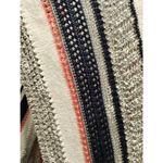 Say What? Say What Women's Size XL Gray Striped Open Front Knit Cardigan Sweater Photo 2