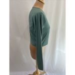 Old Navy Old Navy Active Women's Medium Sage Green Cropped Long Sleeve Gym Workout Top Photo 1