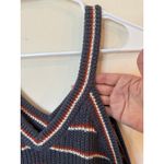Madewell  Sleeveless Stockton Sweater Tank Top Striped Starry Blue Women's Medium Photo 4