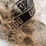 UGG  Funkette Faux Fur Platform Slingback Slippers | Olive Green | Size 6 NWOT Photo 2