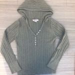 Natural Reflections Green hooded sweater Size Medium Photo 7