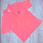 Vintage short sleeve shirt button front / long pants outfit golden girls blanch Pink Size L Photo 5