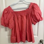 Maeve  Anthropologie Puff Sleeve Smocked Blouse XS Photo 2