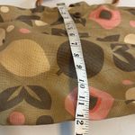 Gap PINK/PEACH/TAN/BROWN CANVAS BAG VEGAN LEATHER HANDLES ADORABLE PRELOVED Photo 7