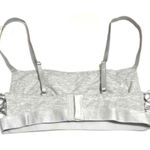 Aerie Square Neck Strappy Side Bandeau Bralette Medium Heather Gray Small NEW Photo 2