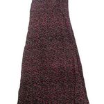 Fashion Fuse Vintage Dainty Floral 100% Silk Tank Maxi Dress Sz Medium Goth 90s Photo 0