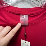 NWT Calia Red long sleeve active top women's medium Athleisure workout gym crop Photo 1
