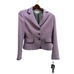 Tahari Arthur S Levine Lavender Purple Blazer Skirt Suit Set Womens Size 4 NWT Photo 13