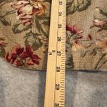 Orvis Vest Womens XL Tan Cotton Linen Romantic Floral Print Pockets Photo 12