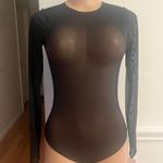 Arden B Buauty Sheer Mesh Top See Through Leotard Jumpsuit Snap... Photo 2