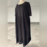 Woman Within NEW!Wiman Within Elegant Black Button-Down Pocket Dress Size 4X Photo 1