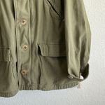 Free People  Joshua Tree Utility Jacket in Military green cotton Oversized M Photo 6