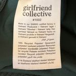 Girlfriend Collective  Women's Teal Halter Neck Cropped Sports Top Bra Size XS Photo 3