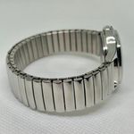 FMD women silver tone quartz analog watch 30mm stretch band size 6.5” running Photo 3