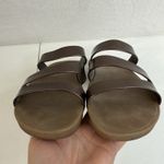 FitFlop  Size 8 Super Jelly Twist Slide Sandals brown Metallic Comfort Support Photo 9