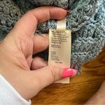 Free People  Loose Knit Crop Sweater light blue size medium Photo 5