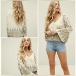 Free People  bohemian Bell sleeve Beige Size S Photo 1