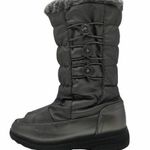 Aqua Stop Mongoose Winter Boots Faux Fur Lined Side Zipper Gray Size 7 Photo 1