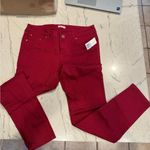 Fire Los Angeles  Dark Red Skinny Jeans Photo 1