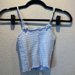 Brandy Melville  Women’s Smocked John Galt Cropped Tank Top Size XS Photo 4