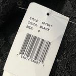 Ronni Nicole  size 8 women's black formal sequin lace one piece with drape neck Photo 5