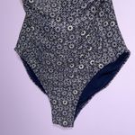 Nip Tuck Nautical Foil Joanne One Piece Swimsuit Women Size 6 Ruched Lined Boho Blue Photo 2