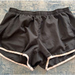 Nike Black White Dri Fit 5K Tempo Running Shorts Women's Medium Photo 0