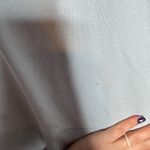 ZARA 50th Anniversary Crewneck Sweatshirt Light Blue Women’s Size Medium Photo 3