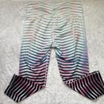 Athleta  Women's‎ High Rise Prism Chaturanga Striped Crop Leggings Size Medium Photo 4