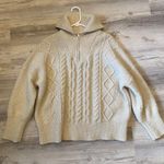 A New Day Beige Grandma Sweater Photo 0