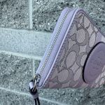 Dempsey Large Phone Wallet In Signature Jacquard With Stripe And Coach Patch c9073 Photo 5