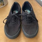 Vans Size 8 All Black Photo 3