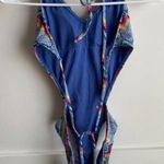 Roxy  Multicolor Chevron V-Neck One Piece Swimsuit Photo 2