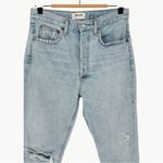AGOLDE Riley High Rise Straight Crop Jeans | Sz 27 | Shatter (Light Wash) Photo 4